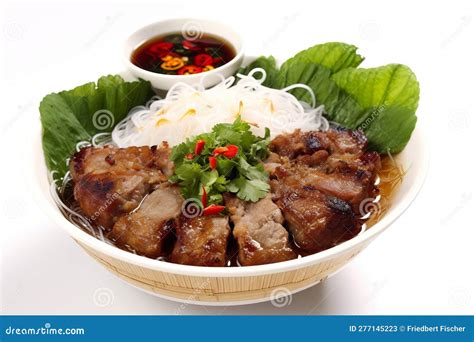  Bún Chả Trắng: Ein exotisches Tanzpaar aus würzigen Nudeln und zarten gegrillten Fleischstückchen!